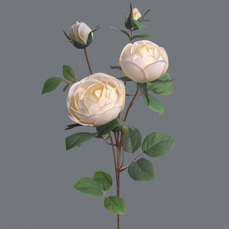 Bulk 27" Artificial Peony Spray Stems with Buds Silk Flowers Arrangement Wholesale