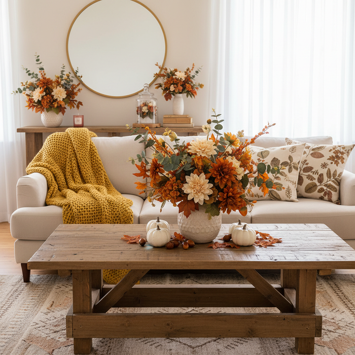 Transform Your Home for Fall: Stylish Ways to Use Artificial Flowers
