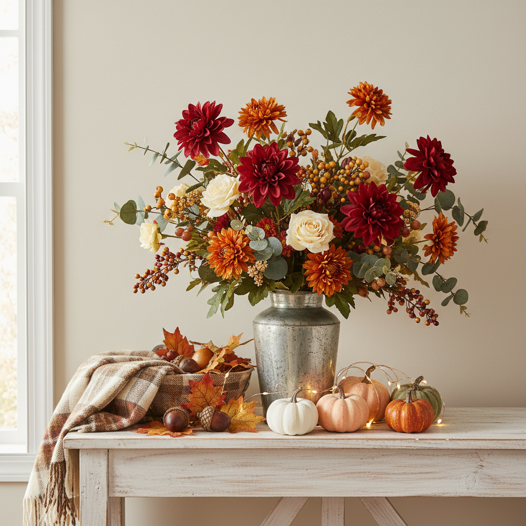 Fall in Love with Autumn Decor: Transform Your Home with Artificial Flowers