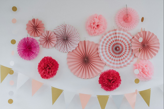 Elevate Your Event Decor with Vibrant Paper Fans!