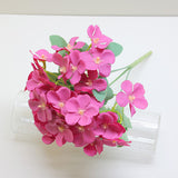 Bulk 12.6" Hydrangea Bush Artificial Silk Flowers for Home Wedding and Party Decoration Wholesale