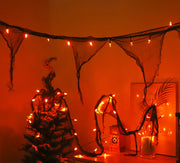 11.5 Ft LED Halloween Spider Ghost Branch Lights Bulk Imitation Decorative String Light