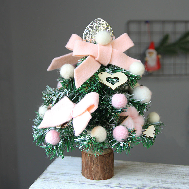 Handmade Christmas Desktop Ornament 13 Inch Artificial Decorative Piece