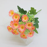 Bulk 13" Artificial Daisy Flowers Bush UV Resistant Fake Flowers for Home Garden Decorations Wholesale