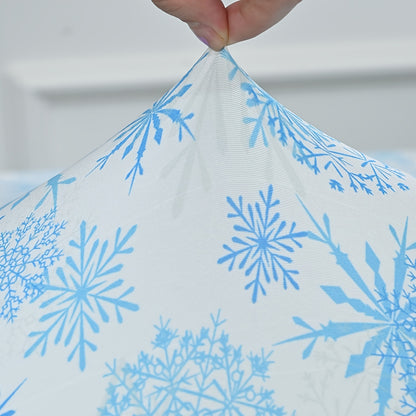 Bulk Waterproof Snowflake Pattern Tablecloth Suitable for Wedding and Holiday Party Decoration Wholesale