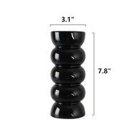 Bulk Ceramic Flower Vase Ribbing Modern Unique Home Party Decor Wholesale