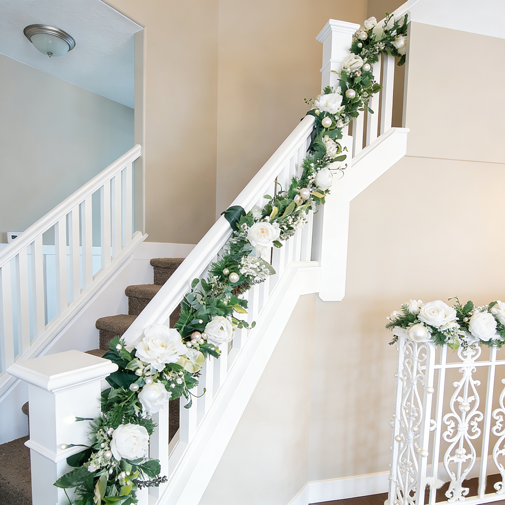 Railing Garland Ties - Fun Stylish & Practical Decor Fasteners for Railings