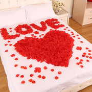 Faux Rose Petals for Wedding Engagement Decorations, Artificial Silk Flower Petals, 200 Pcs