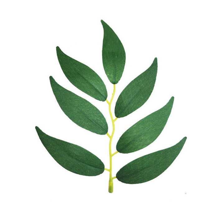 100 Pcs Artificial Willow Leaves for Crafts Wedding Decoration Bulk Pack