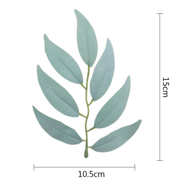 100 Pcs Artificial Willow Leaves for Crafts Wedding Decoration Bulk Pack