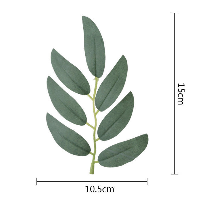 100 Pcs Artificial Willow Leaves for Crafts Wedding Decoration Bulk Pack