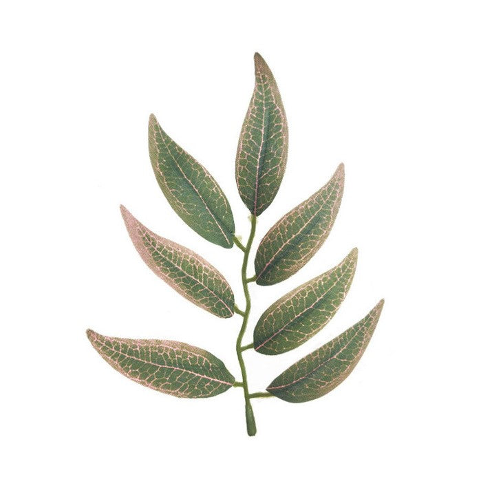 100 Pcs Artificial Willow Leaves for Crafts Wedding Decoration Bulk Pack