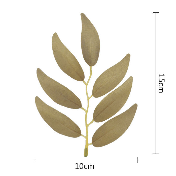 100 Pcs Artificial Willow Leaves for Crafts Wedding Decoration Bulk Pack