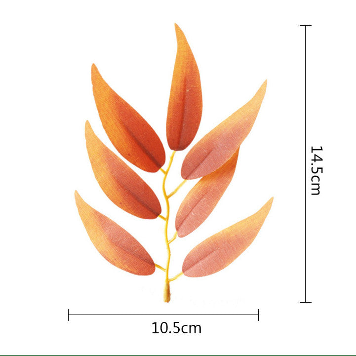 100 Pcs Artificial Willow Leaves for Crafts Wedding Decoration Bulk Pack