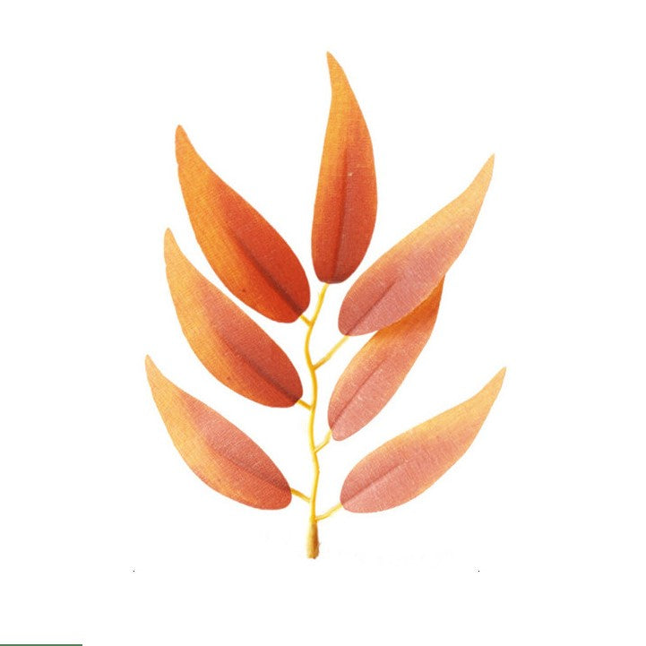 100 Pcs Artificial Willow Leaves for Crafts Wedding Decoration Bulk Pack