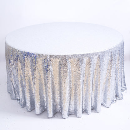 Bulk Round Tablecloths with Sequin Polyester Table Cover Wholesale