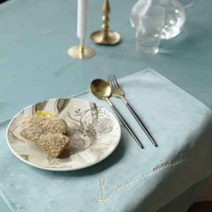 Bulk Tablecloths Dust-proof Wrinkle Resistant Velvet Tablecloth Wholesale