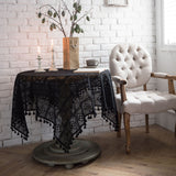 Bulk Vintage Crochet Lace Table Runner Round Tablecloths for Home Wholesale
