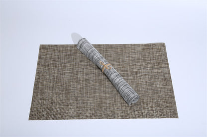 Bulk 2 PCS 17 Inch PVC Placemat Non-Slip Heat Resistant Placemat Wholesale