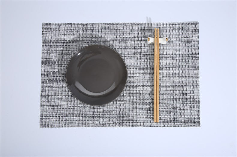 Bulk 2 PCS 17 Inch PVC Placemat Non-Slip Heat Resistant Placemat Wholesale