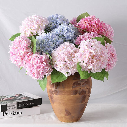 Silk Hydrangea Stems Bulk 12 Inch 10 Pcs Artificial Flower Arrangements Wedding Centerpieces