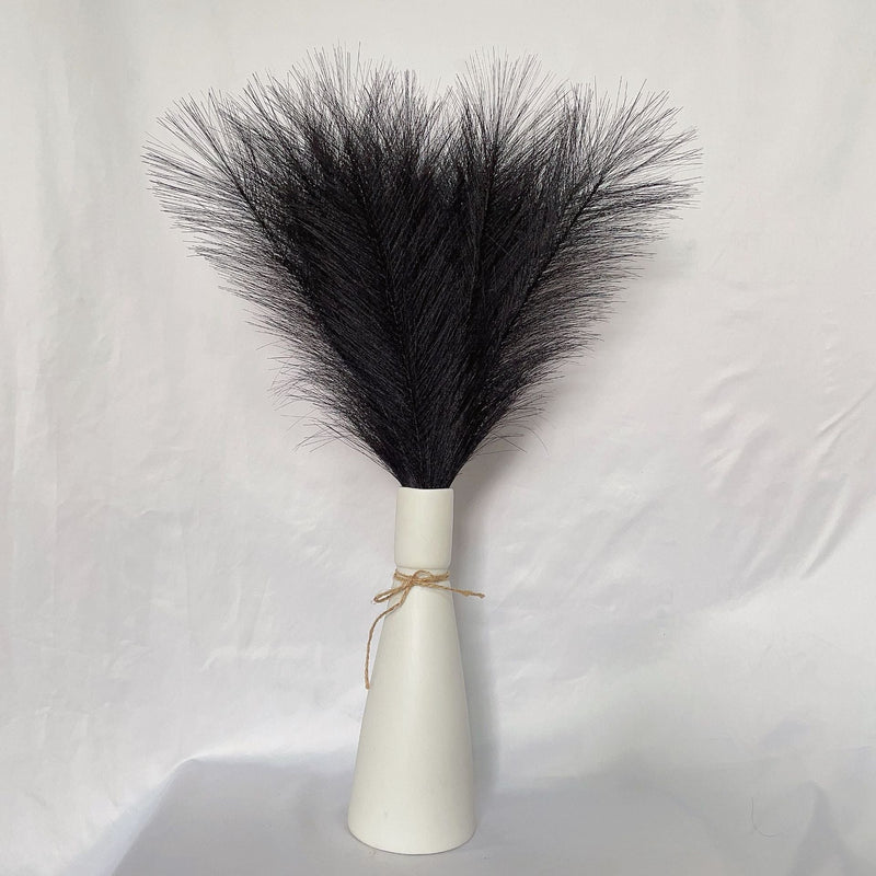 21 Inch Pampas Grass Stems 10 Pcs Fluffy Lifelike Artificial Faux Plant Bulk