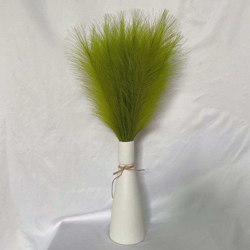 21 Inch Pampas Grass Stems 10 Pcs Fluffy Lifelike Artificial Faux Plant Bulk