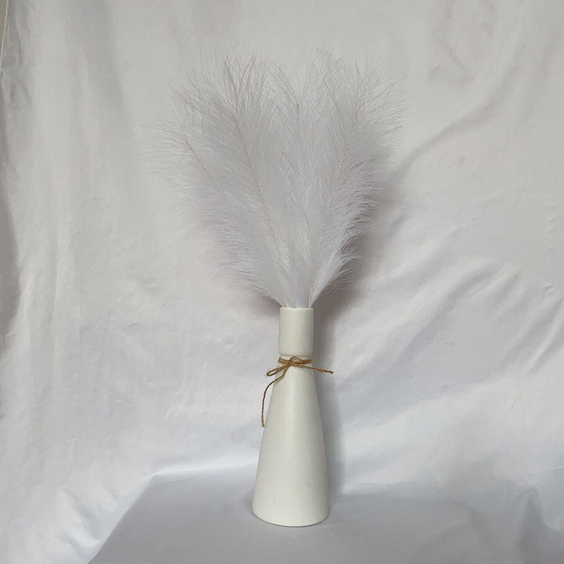 21 Inch Pampas Grass Stems 10 Pcs Fluffy Lifelike Artificial Faux Plant Bulk