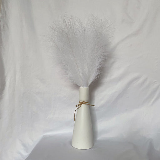 21 Inch Pampas Grass Stems 10 Pcs Fluffy Lifelike Artificial Faux Plant Bulk