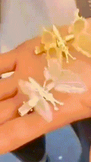 Flying Butterfly Christmas Ornaments with Clip Bulk Set for Xmas Tree Decoration