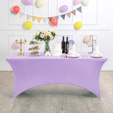 Bulk Rectangular Spandex Tablecloth for Cocktail Tables Ideal for Parties Weddings Banquets and Festive Events Wholesale