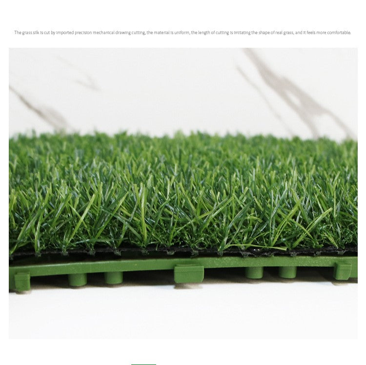 Artificial Grass Panels 11 Inch Bulk Faux Greenery Square Detachable Splice Decoration