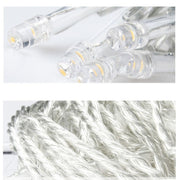 Dandelion LED String Lights 10 Ft 20 Fluffy Ball Bulbs Warm White Decorative Lamp