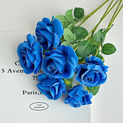 Event Artificial Rose Stems, 20in Single-Stem Roses for Venue Styling, Multiple Colors