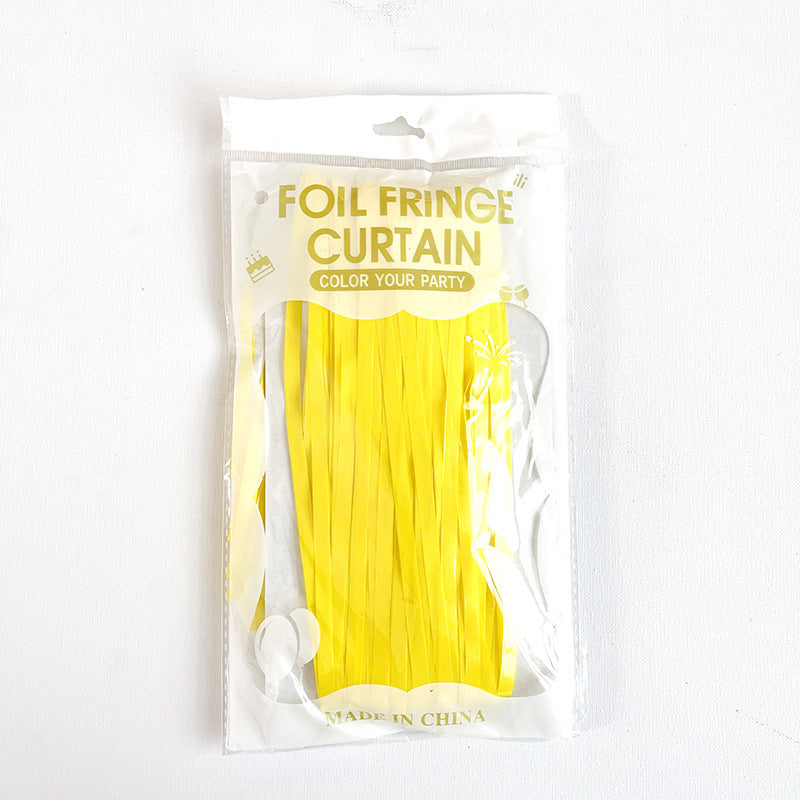 Bulk 2 pcs Macaron Tinsel Curtain for Christmas Party Holiday Celebrations Birthday Gatherings Wedding Decor and New Home Setup Wholesale