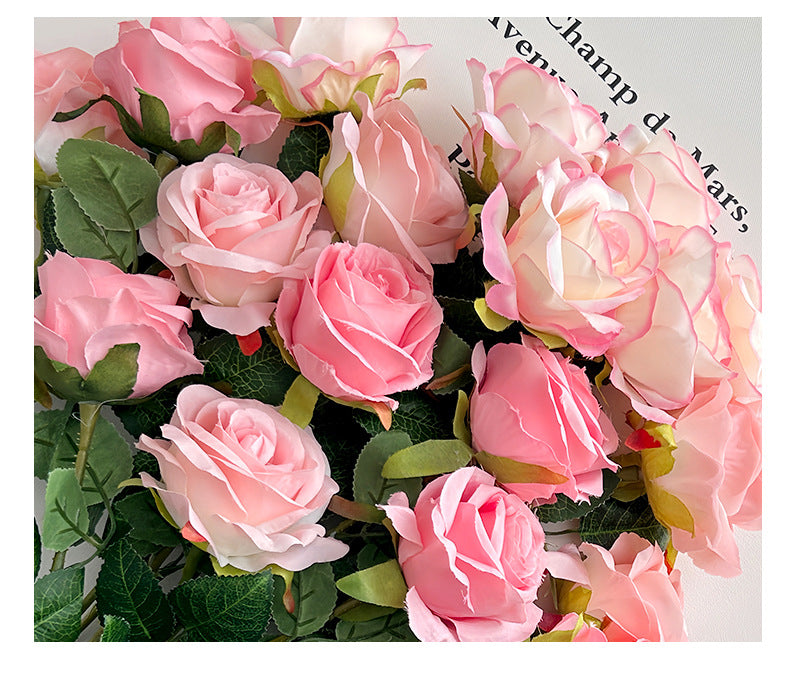 Event Artificial Rose Stems, 20in Single-Stem Roses for Venue Styling, Multiple Colors
