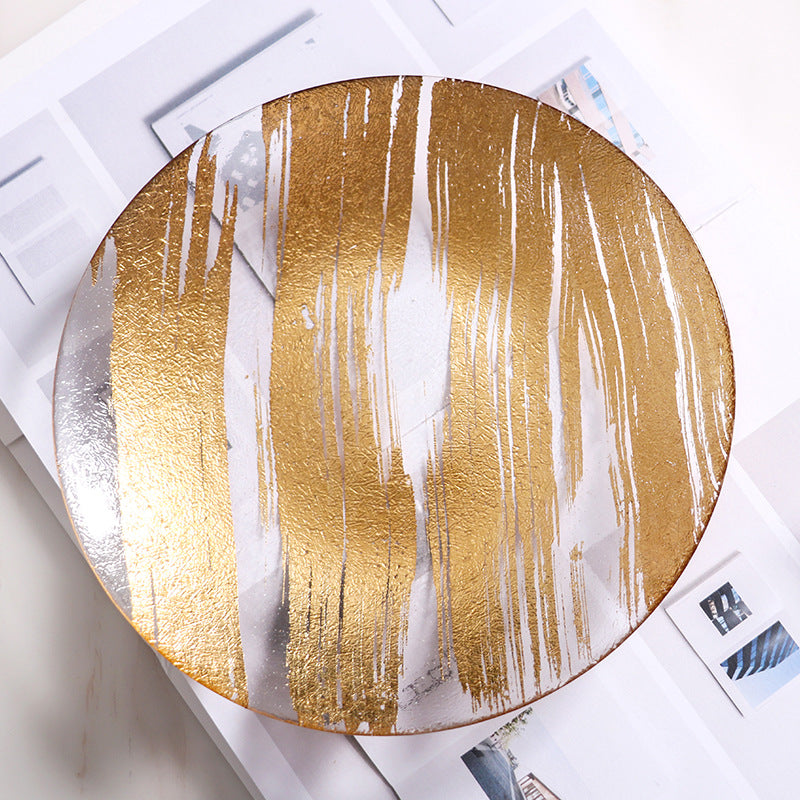 Bulk Round Glass Charger Plates for Wedding Party Event Tabletop Decor Wholesale