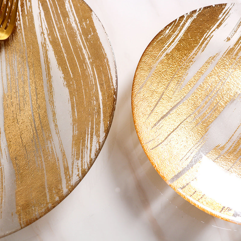 Bulk Round Glass Charger Plates for Wedding Party Event Tabletop Decor Wholesale