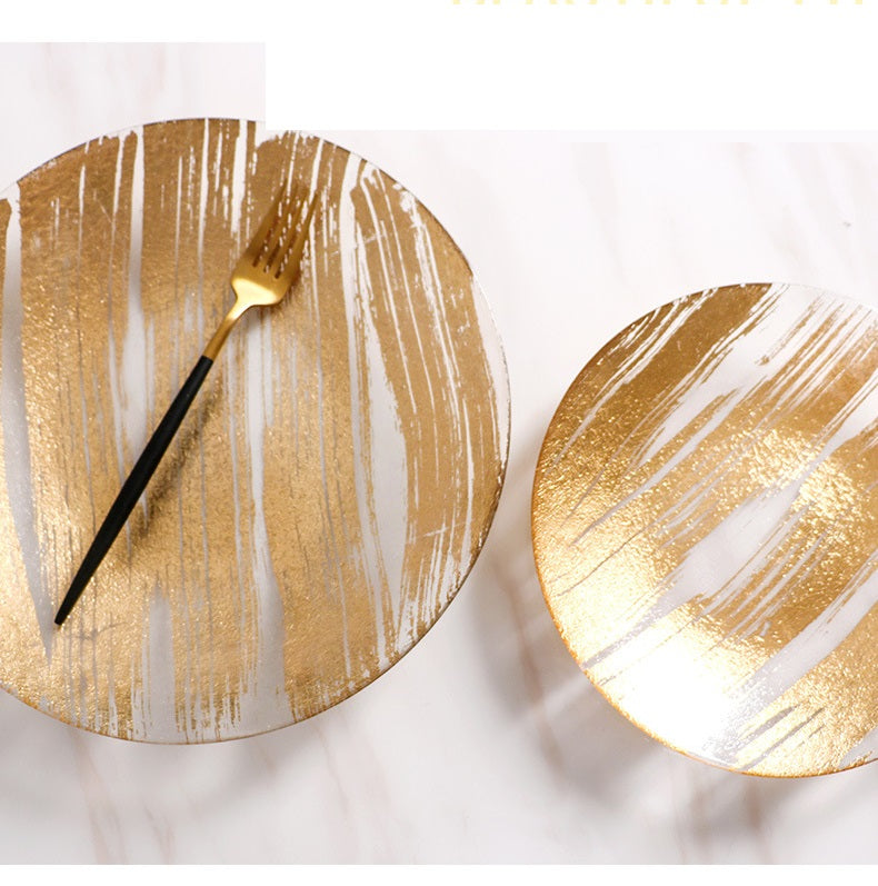 Bulk Round Glass Charger Plates for Wedding Party Event Tabletop Decor Wholesale