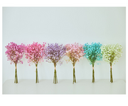 6 Pcs Artificial Gypsophila Baby's Breath Bouquet Bulk Wholesale Silk Flowers