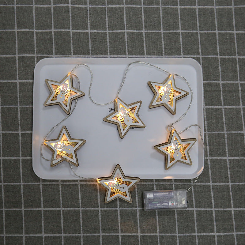 67" LED String Lights Bulk Set with Star, Xmas Tree, Heart Shapes for Holiday Decoration