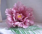 10 Pcs Extra Large Artificial Peony Flower Heads, Giant Silk Peonies for Photo Props, Bulk Wholesale