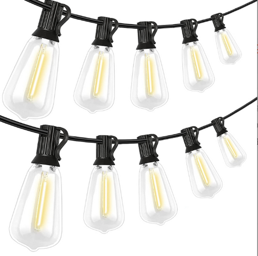 Bulk Edison Waterproof LED String Lights Suitable for Holiday Parties Weddings Bistros Patios Other Indoor and Outdoor Decoration Wholesale