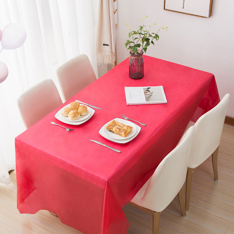 Bulk Disposable Tablecloth PEVA Tablecloth Hotel Restaurant Wedding Birthday Party Wholesale