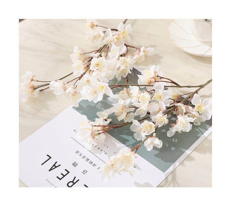 15 Inch Cherry Blossom Stems 10 Pcs Pink Silk Artificial Flowers Bulk