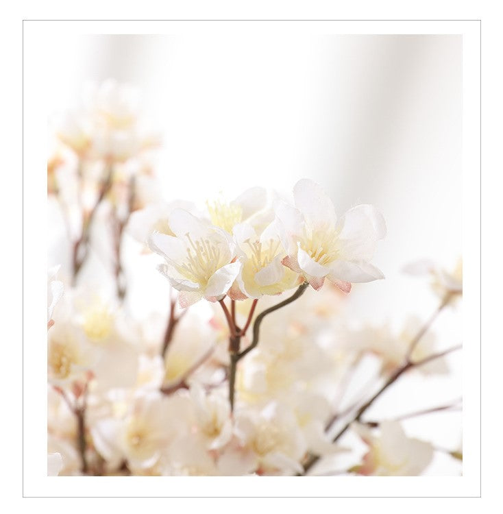 15 Inch Cherry Blossom Stems 10 Pcs Pink Silk Artificial Flowers Bulk