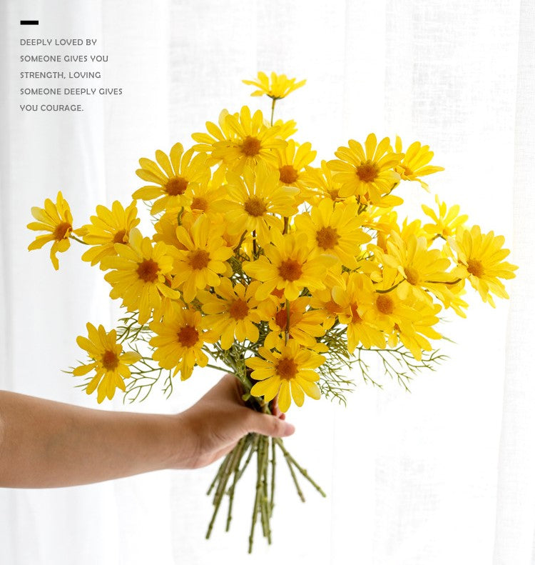 Artificial Gerber Daisy Flowers 20 Inch Stems Bulk Wholesale Silk 50 Pcs