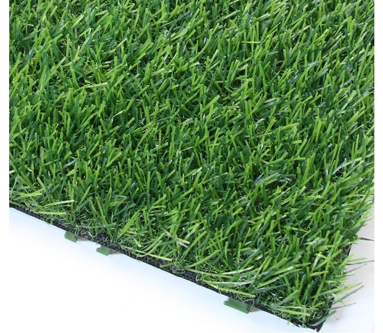 Artificial Grass Panels 11 Inch Bulk Faux Greenery Square Detachable Splice Decoration