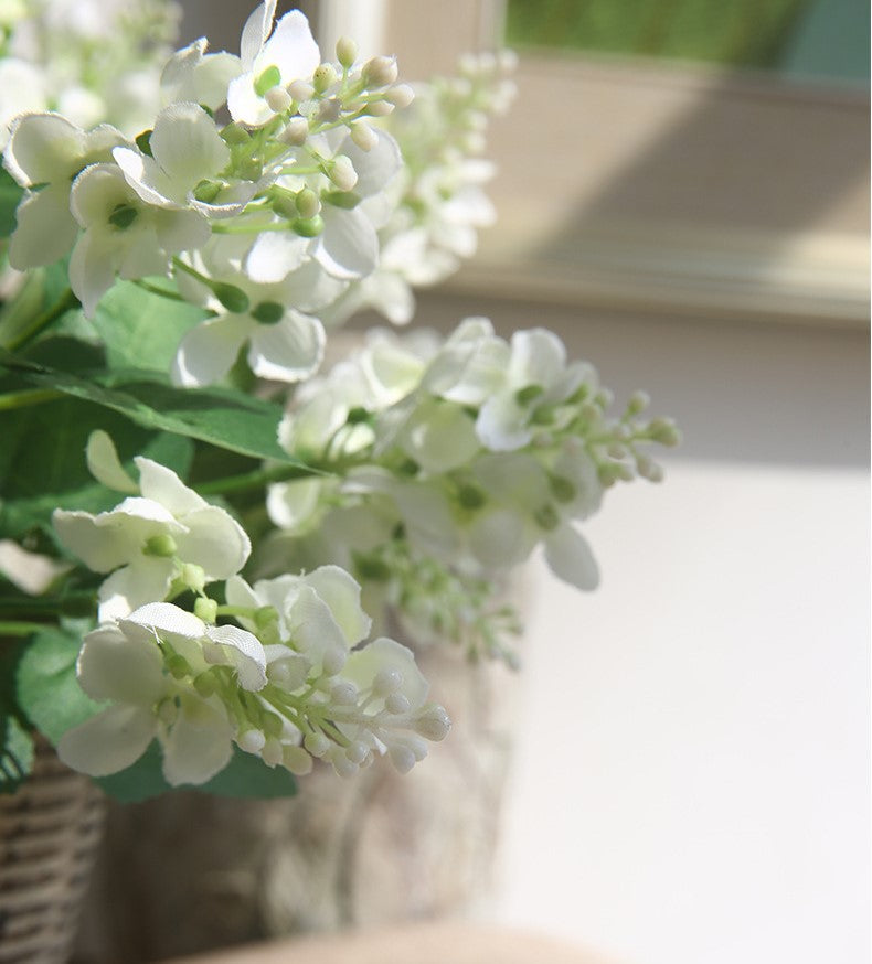 12 Inch Artificial Hyacinth Bush, Bulk Wholesale, Silk Flowers, Multiple Stems