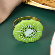 12-Pack Fake Fruit Napkin Rings (Lemon, Banana & More) – Table Setting Decor for Dinners & Parties